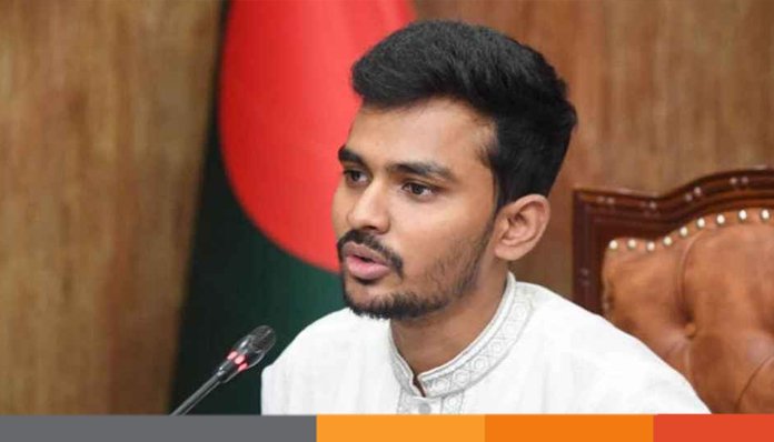 জুলাইকে মেনে না নিয়ে শান্তিতে থাকার সুযোগ নেই: উপদেষ্টা আসিফ মাহমুদ