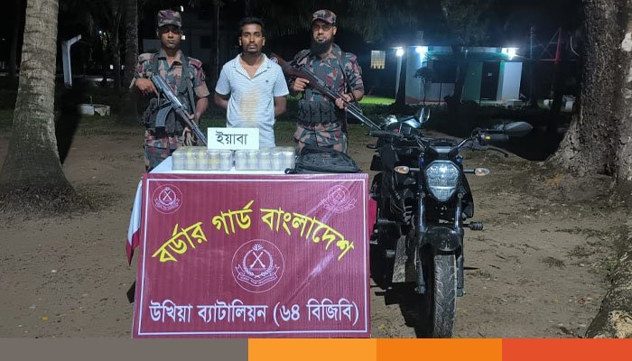 টেকনাফের হোয়াইক্যং সীমান্তে অভিযান: ১ লাখ পিস ইয়াবাসহ একজন আটক