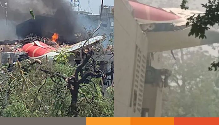 ভারতে বিধ্বস্ত বিমানে আরোহী ছিলেন ২৪২ জন