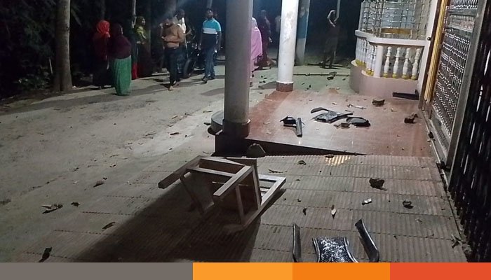 শৈলকূপায় বিএনপি নেতা ও ইউপি চেয়ারম্যানের বাড়িতে হামলার অভিযোগ