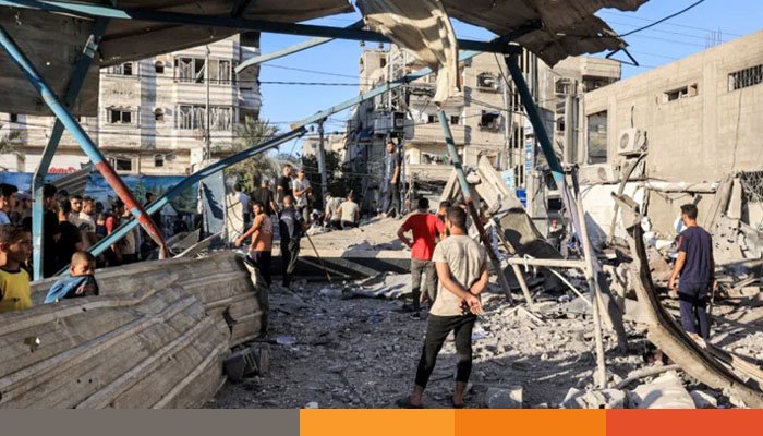 গাজায় ইসরায়েলের হামলা, নিহত ৭৫ গাজায় ইসরায়েলের হামলা, নিহত ৭৫