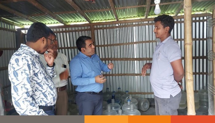 মেহেরপুরে দুটি পানির বাজারজাতকারী প্রতিষ্ঠানকে জরিমানা ও কার্যক্রম স্থগিত