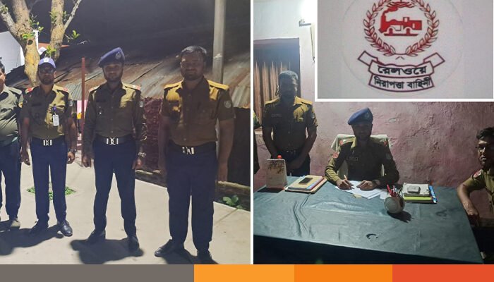 চাঁদপুরে বিদ্যুৎ বিভাগের পরিত্যক্ত ট্রেন নাইটিং কক্ষে চলছে আরএনবি অফিস