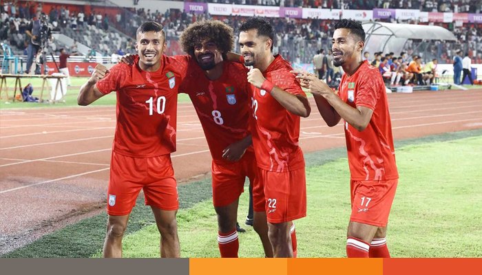 জাতীয় স্টেডিয়ামে ফিরেই দাপুটে জয় পেল বাংলাদেশ