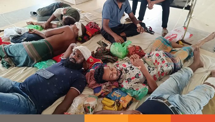 শৈলকুপায় আধিপত্য বিস্তার নিয়ে দু’পক্ষের সংঘর্ষে ১০ জন আহত