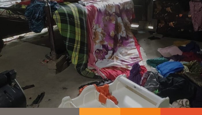 কুড়িগ্রামে জমি জমার জেরে ঘরবাড়িতে হামলা, অগ্নিসংযোগ