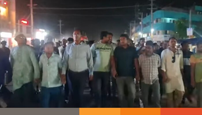 গাংনীতে কৃত্রিম সংকটে সারের দাম বৃদ্ধির প্রতিবাদে বিএনপির বিক্ষোভ মিছিল