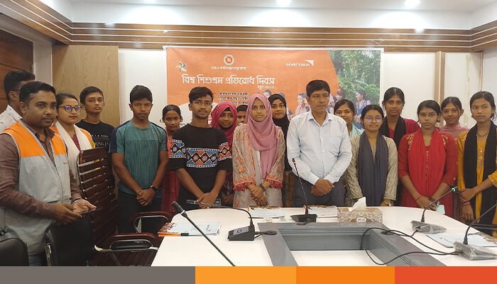 পিরোজপুরে ওয়ার্ড ভিশনের উদ্যোগে বিশ্ব শিশুশ্রম প্রতিরোধ দিবস পালিত