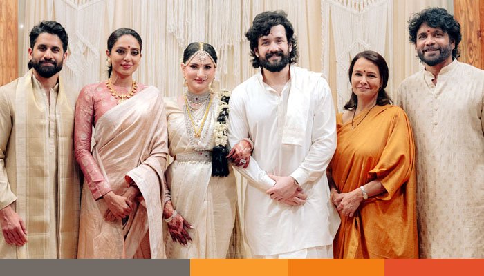 ৯ বছরের বড় জয়নবকে বিয়ে করলেন নাগার্জুনের ছোট ছেলে আখিল