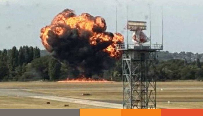 যুক্তরাজ্যে উড্ডয়নের পরই বিধ্বস্ত হলো বিমান