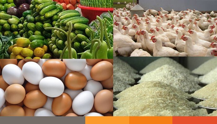 চড়া চাল-সবজি-মুরগির দাম, স্বস্তি ডিমে