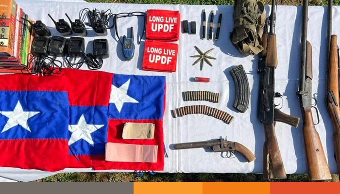 রাঙামাটিতে সেনা অভিযানে অস্ত্র-গোলাবারুদ উদ্ধার: আইএসপিআর