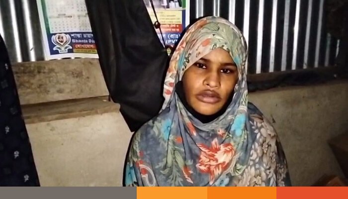 খুঁজে পাওয়া গেল পরিত্যক্ত অবস্থায় পড়ে থাকা সেই শিশুর মাকে