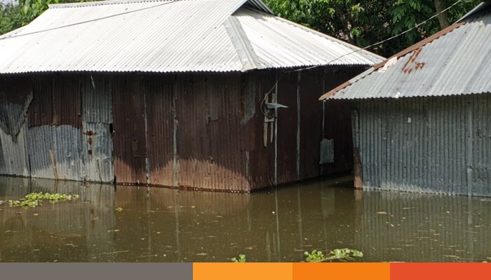 বিপদসীমার নিচে তিস্তার পানি, প্লাবিত নিম্নাঞ্চল