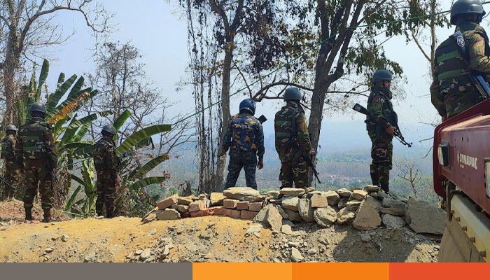 বান্দরবানে সেনাবাহিনীর অভিযানে কেএনএ কমান্ডারসহ নিহত ২