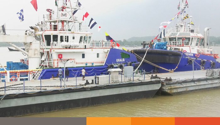 আরব আমিরাত যাচ্ছে ওয়েস্টার্ন মেরিনের তৈরি টাগবোট ‘খালিদ’ ও ‘ঘায়া’