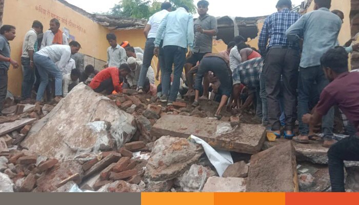 ভারতে স্কুল ভবন ধসে প্রাণ গেল ৭ শিশুর