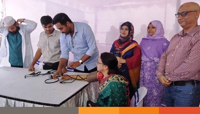 জুলাই গণঅভ্যুত্থান স্মরণে নেত্রকোনায় স্বেচ্ছায় রক্তদান ও মেডিকেল ক্যাম্প