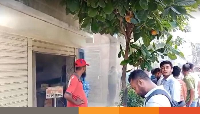 মিরপুরে কসমো স্কুলে আগুন