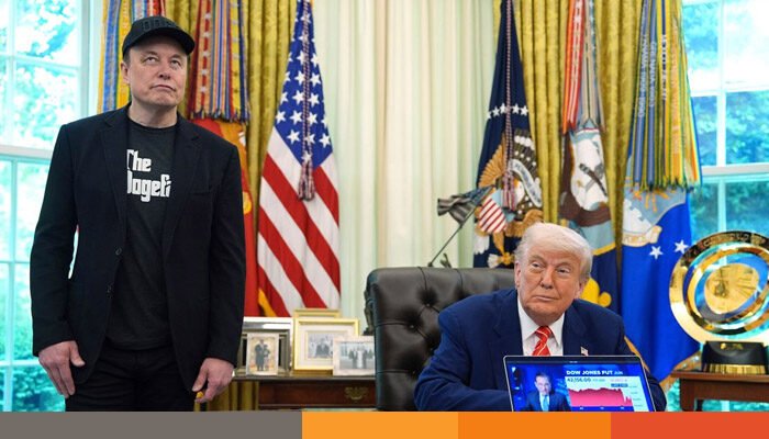 মাস্কের নতুন রাজনৈতিক দলকে ‘হাস্যকর’ বললেন ট্রাম্প মাস্কের নতুন রাজনৈতিক দলকে ‘হাস্যকর’ বললেন ট্রাম্প