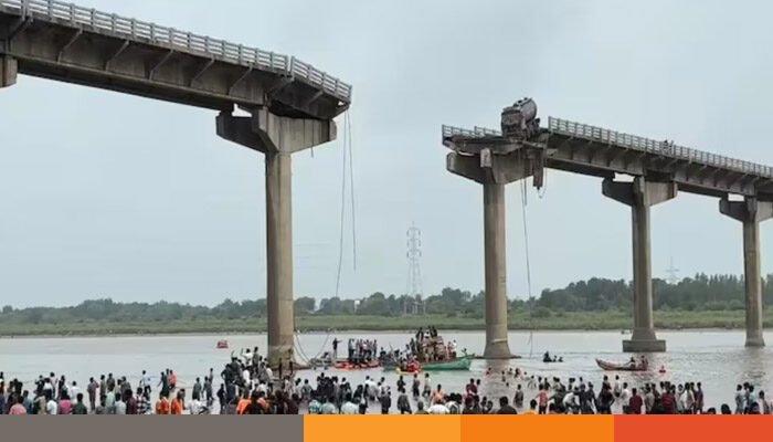 যানবাহনসহ নদীতে ভেঙে পড়ল সেতু, নিহত ৯