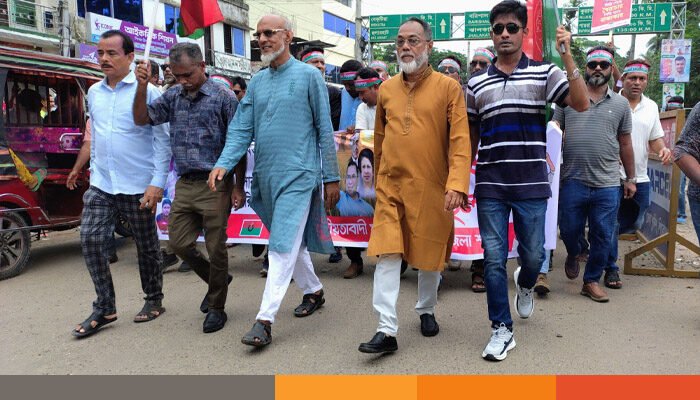 পিরোজপুরে যুবদলের বিক্ষোভ মিছিল ও সমাবেশ