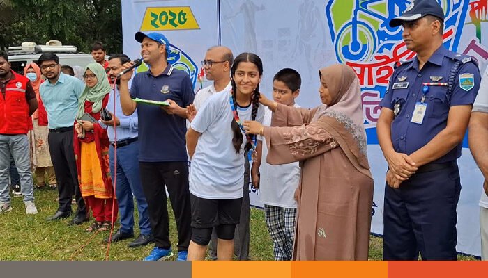 জয়পুরহাটে সাইক্লিং প্রতিযোগিতা অনুষ্ঠিত 