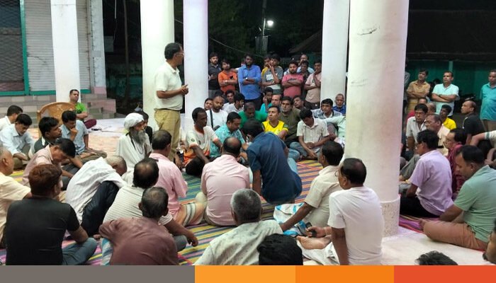 আখাউড়ায় মহাশ্মশাণের জায়গা দখলের চেষ্টায় ক্ষুব্ধ হিন্দু সম্প্রদায়