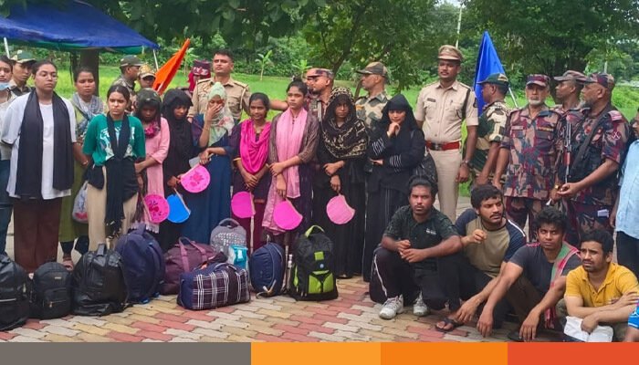 চুয়াডাঙ্গা সীমান্তে পতাকা বৈঠকে ২২ বাংলাদেশি নাগরিক হস্তান্তর