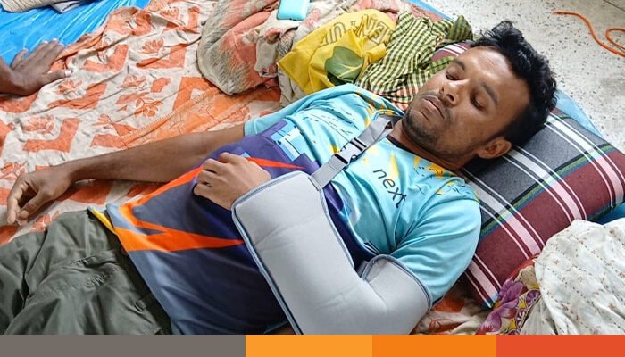 রূপগঞ্জে চাঁদা না দেয়ায় নির্মাণ শ্রমিকদের উপর হামলা, আহত ২