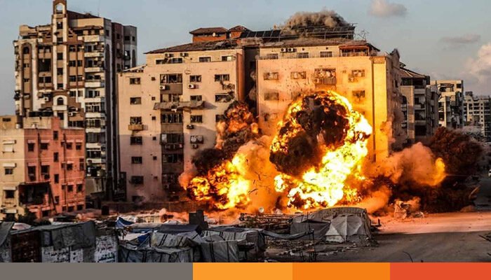 গাজা সিটিতে আরেক বহুতল ভবন ধ্বংস, নিহত ৬৫