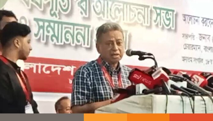 যারা নির্বাচনে আসতে চায় না তারা হাসিনার সুরেই কথা বলছে: খসরু