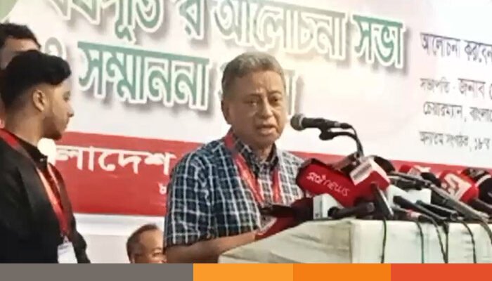 যারা নির্বাচনে আসতে চায় না তারা হাসিনার সুরেই কথা বলছে: খসরু