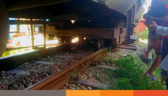 ব্রাহ্মণবাড়িয়ায় তিতাস কমিউটার ট্রেন লাইনচ্যুত