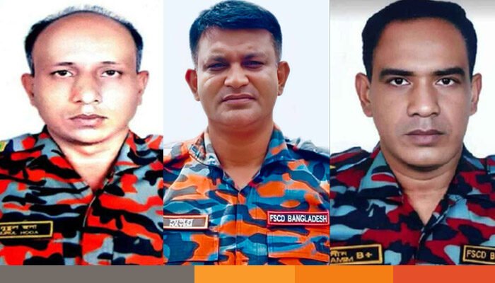 অগ্নিকাণ্ডে ৩ ফায়ার ফাইটারসহ ৪ জনের মৃত্যুতে প্রধান উপদেষ্টার শোক অগ্নিকাণ্ডে ৩ ফায়ার ফাইটারসহ ৪ জনের মৃত্যুতে প্রধান উপদেষ্টার শোক