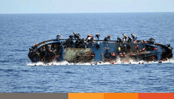 লিবিয়ার উপকূলে শরণার্থী বহনকারী নৌকায় আগুন, নিহত অন্তত ৫০