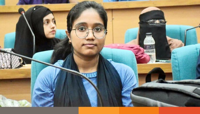 ডাকসু নির্বাচনে বিপুল ভোটে বিজয়ী জুলাই আন্দোলনের সেই তন্বি ডাকসু নির্বাচনে বিপুল ভোটে বিজয়ী জুলাই আন্দোলনের সেই তন্বি